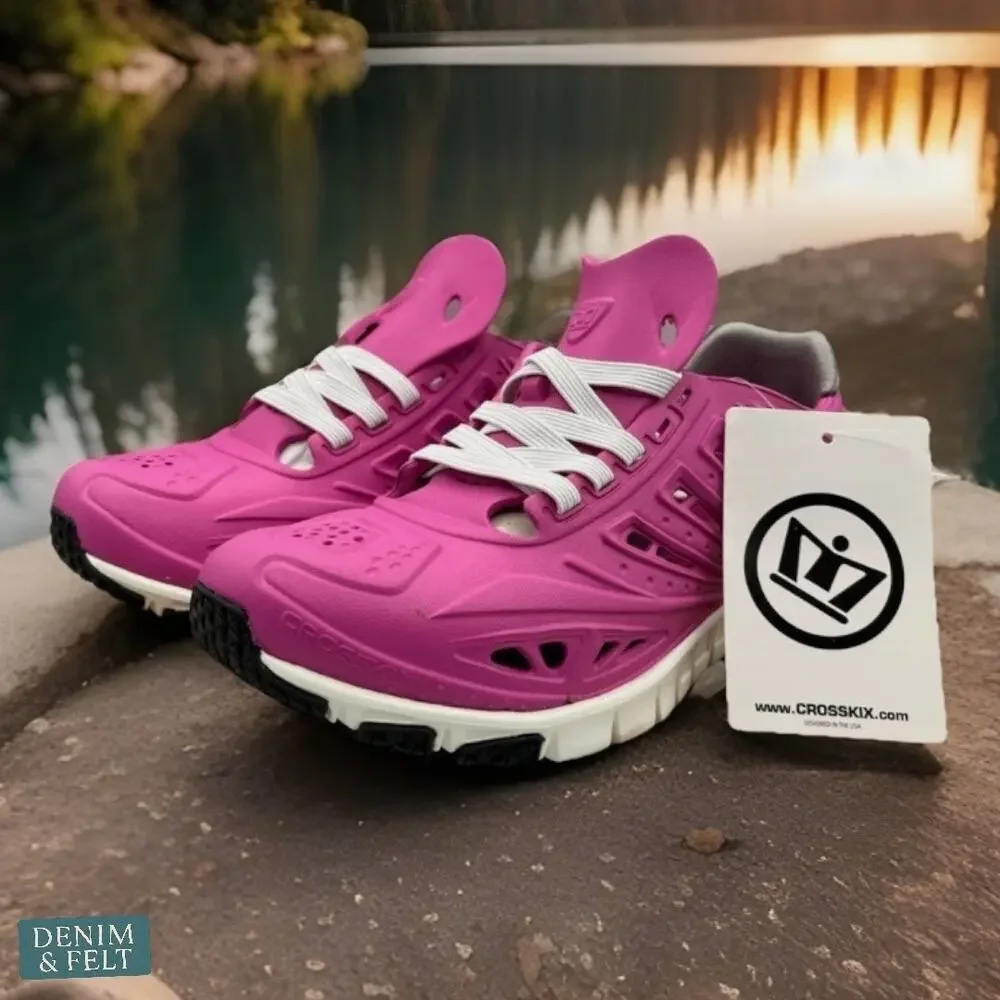 Crosskix APX Rose‎ Azure Pink Water Shoes Unisex Size 6 & 9 Submersible NEW